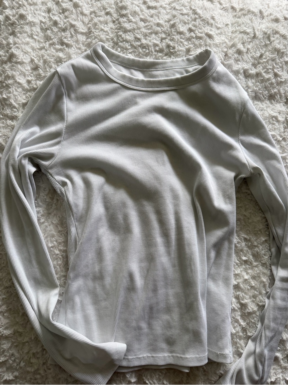 Ribbed long sleeve basic - Picture 3 of 3